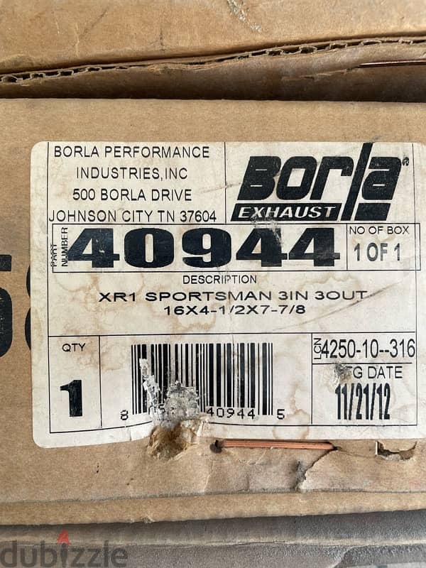 Borla muffler 3