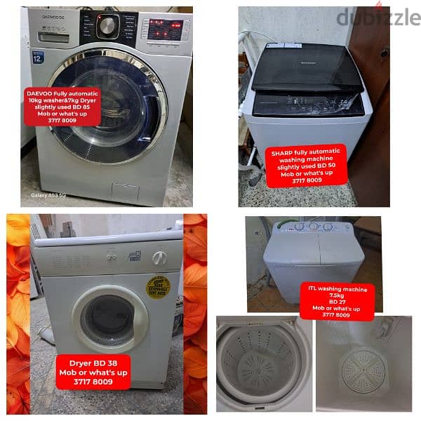 Godraj fridge washing machine Acs for sale with delivery and fixing 8