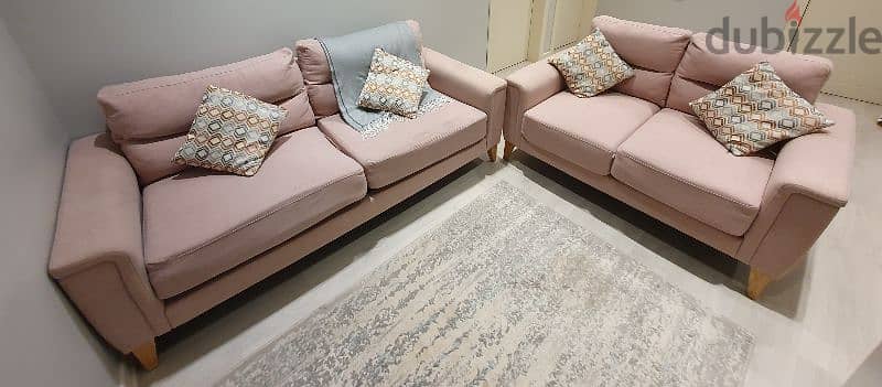 Used Sofa Set (3 seaters + 2 seaters) 1