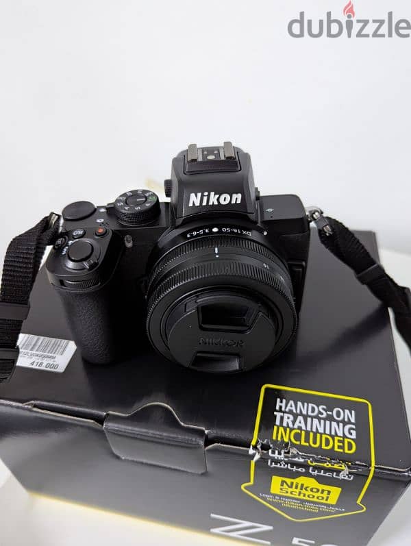 Nikon Z50 with kit lens and additional  50-250 lens 1