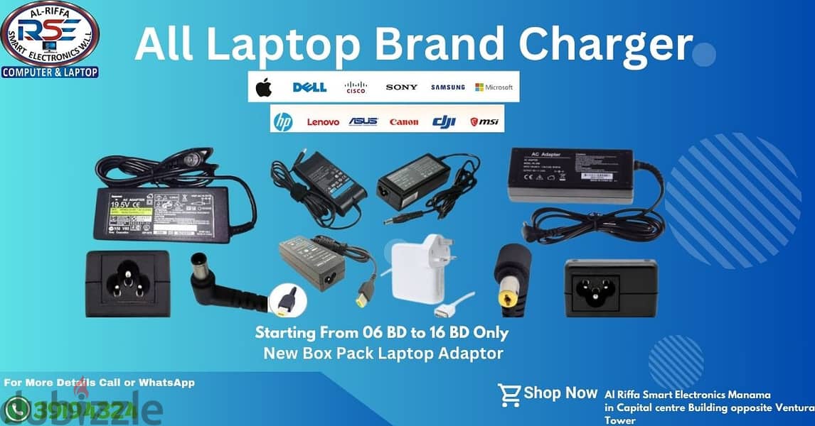 New Box Pack Laptop Adapters Very Low Price MacBook Adapters Available 0