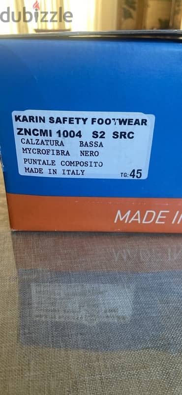 safety shoes, size 45 5