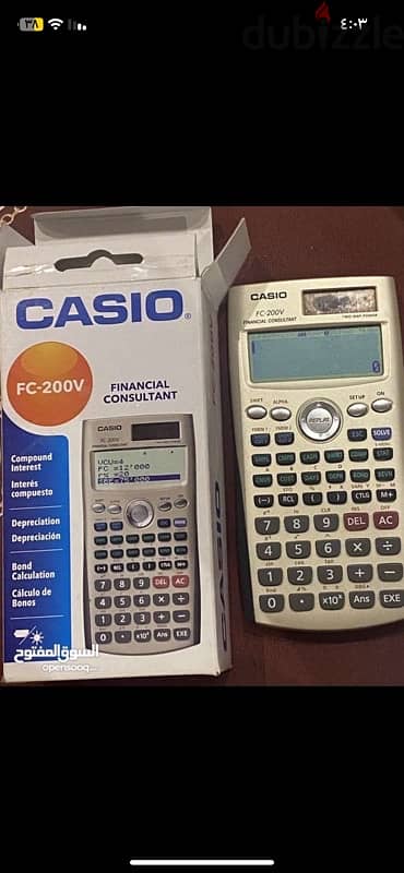 ًآلة حاسبة مالية  CASIO FC- 200V