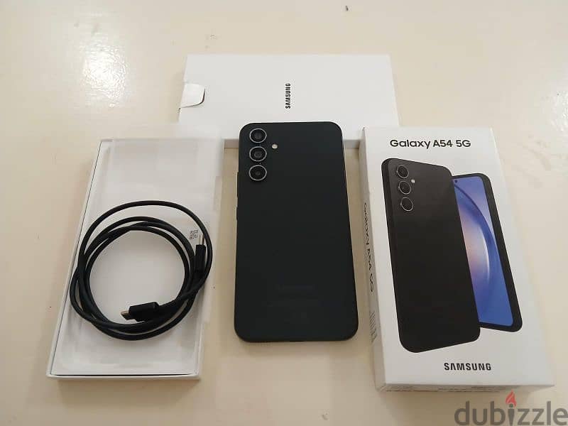 Samsung A54 5G 8GB RAM 128GB STORAGE With Box cable brand 1