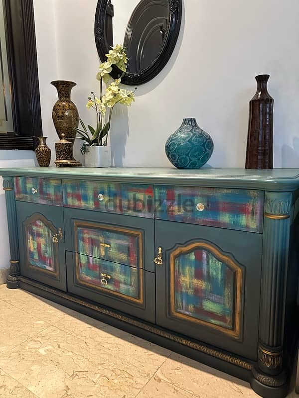 sideboard and tv table in excellent condition 1