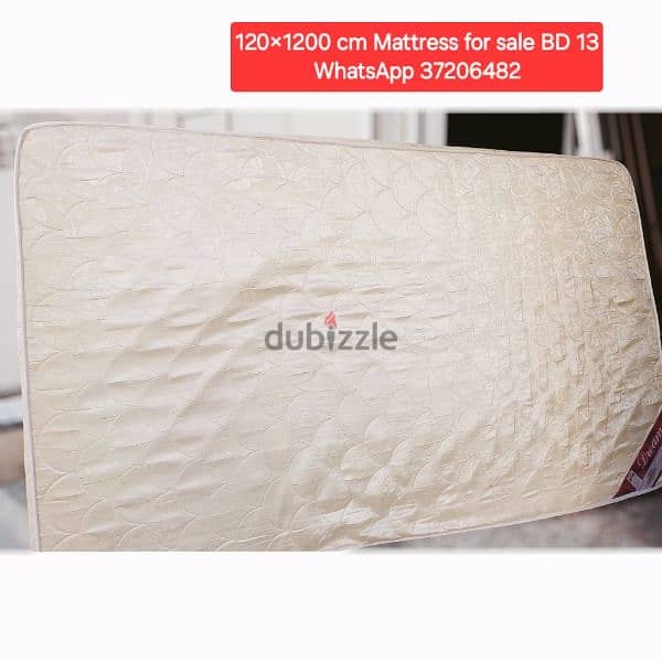 Queen Size Bed with Mattress and other itemss for sale with Delivery 12