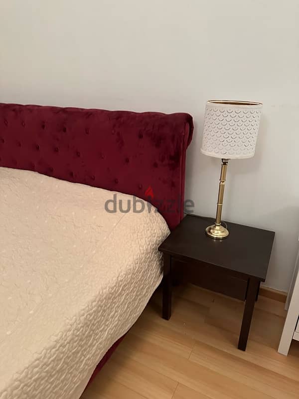 bed mattress two side table 2 available 7