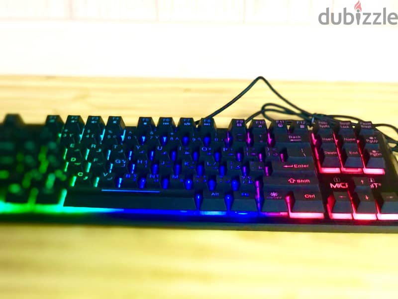 RGB GAMING KEYBOARD RAIDER MK1000 0