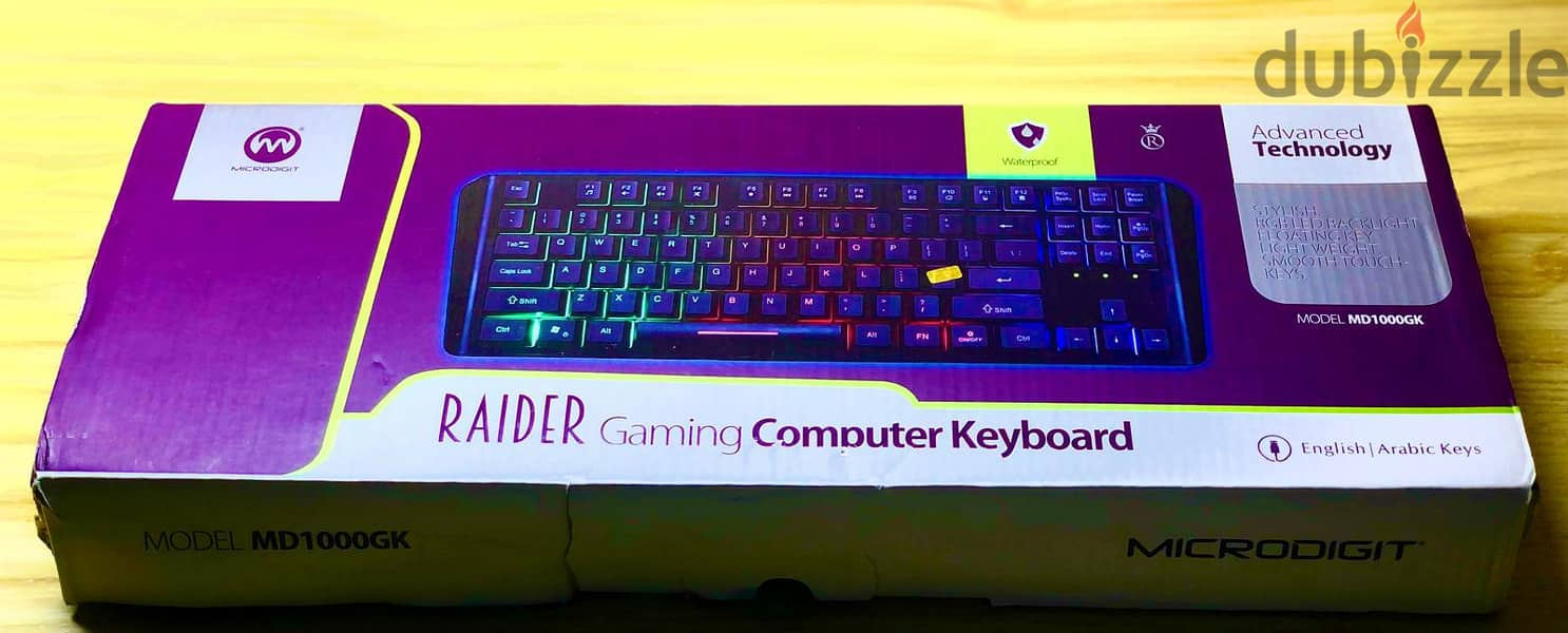 RGB GAMING KEYBOARD RAIDER MK1000 2