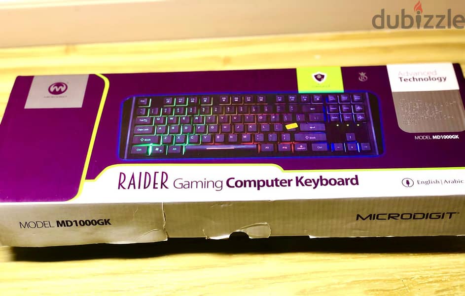 RGB GAMING KEYBOARD RAIDER MK1000 5