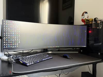 gaming pc for sale with all accessories, Beatiful monitor, and table