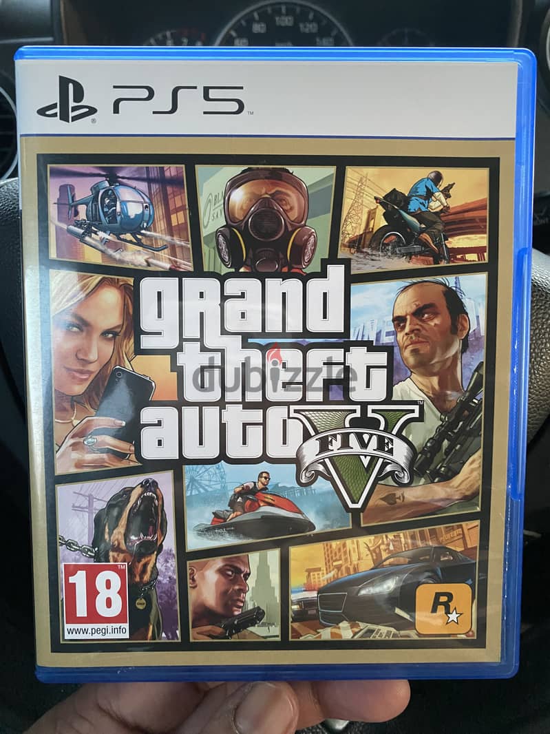 Sony5/PS5 GTA V for sale in brand new condition 0