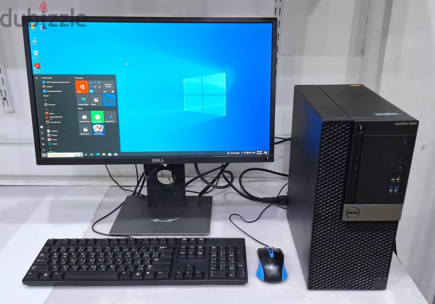 New Year Offer DELL i7 7th Generation Computer Set 22" Monitor 93/-BD 2