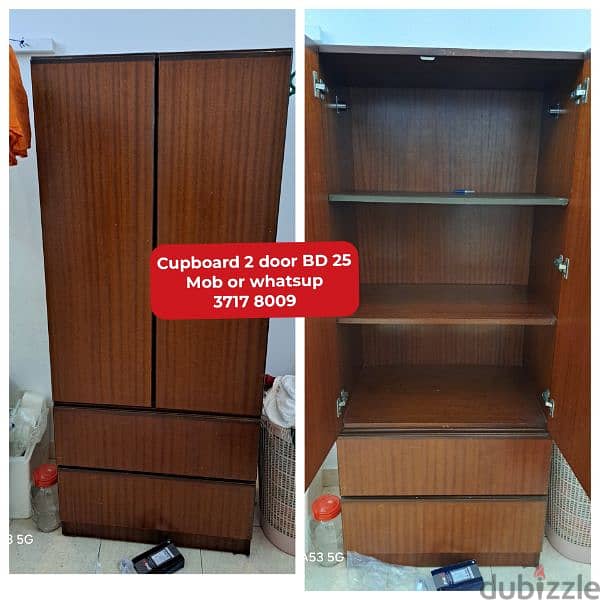 6 chair Dinning table cupboard and other household items for sale 4