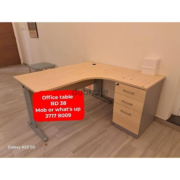 6 chair Dinning table cupboard and other household items for sale 11