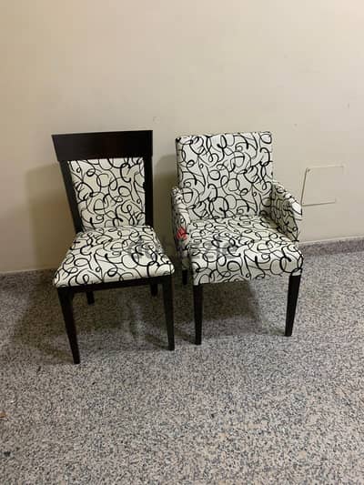 Beautiful chair set (2 pieces) for sale