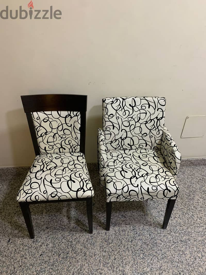 Beautiful chair set (2 pieces) for sale 2