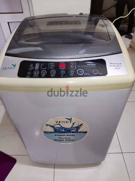 ZENET Washing Machine 10kg, same new 2