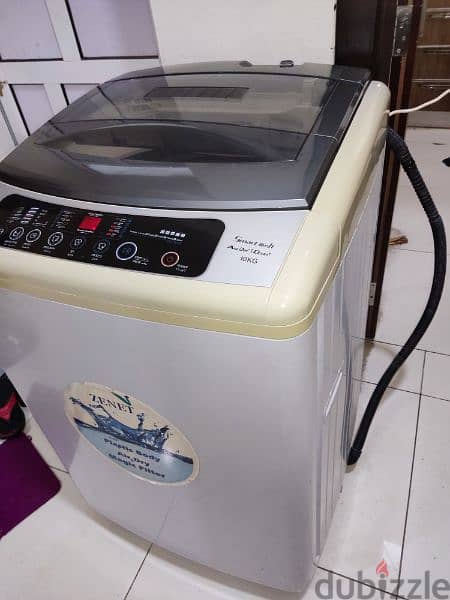 ZENET Washing Machine 10kg, same new 7