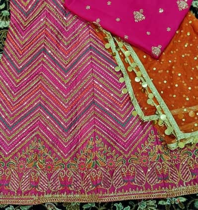 pink pakistani lehenga