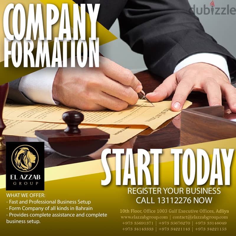 Company Formation! 49 BD Only! And Get Cr - Bahrain 0