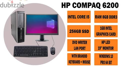 Second Hand Desktop HP Compaq 6200