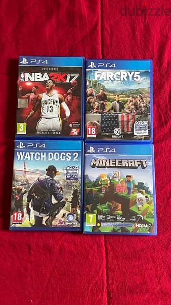 PS4 games for sale 0