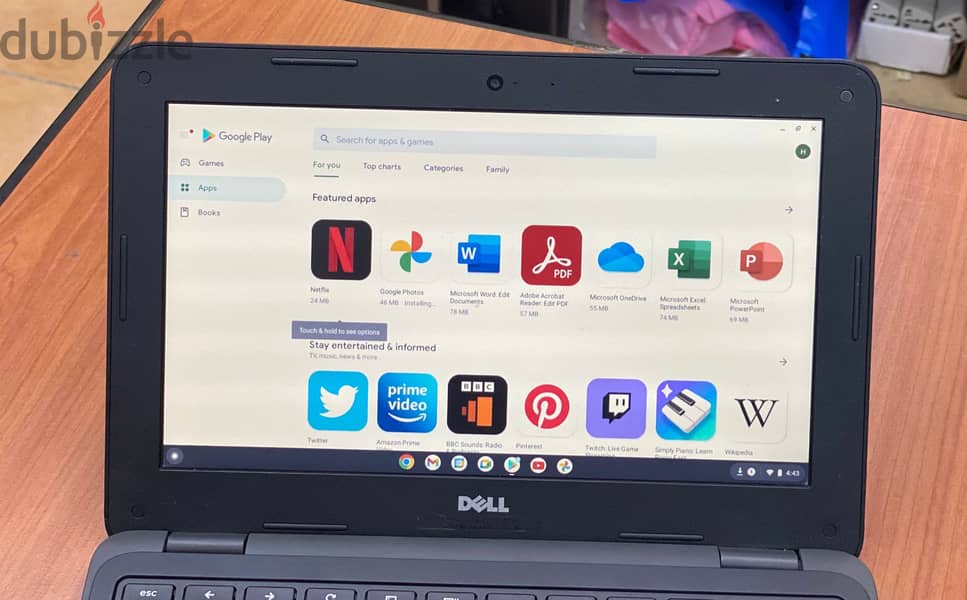 Dell Chromebook 11.6"HD Screen 4GB RAM 16GB Memory Excellent Battery 2