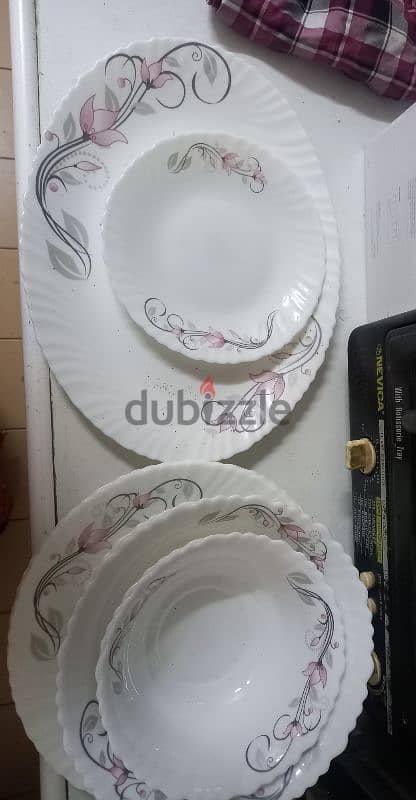 crockery for sell  . 300fls to 1bd 15