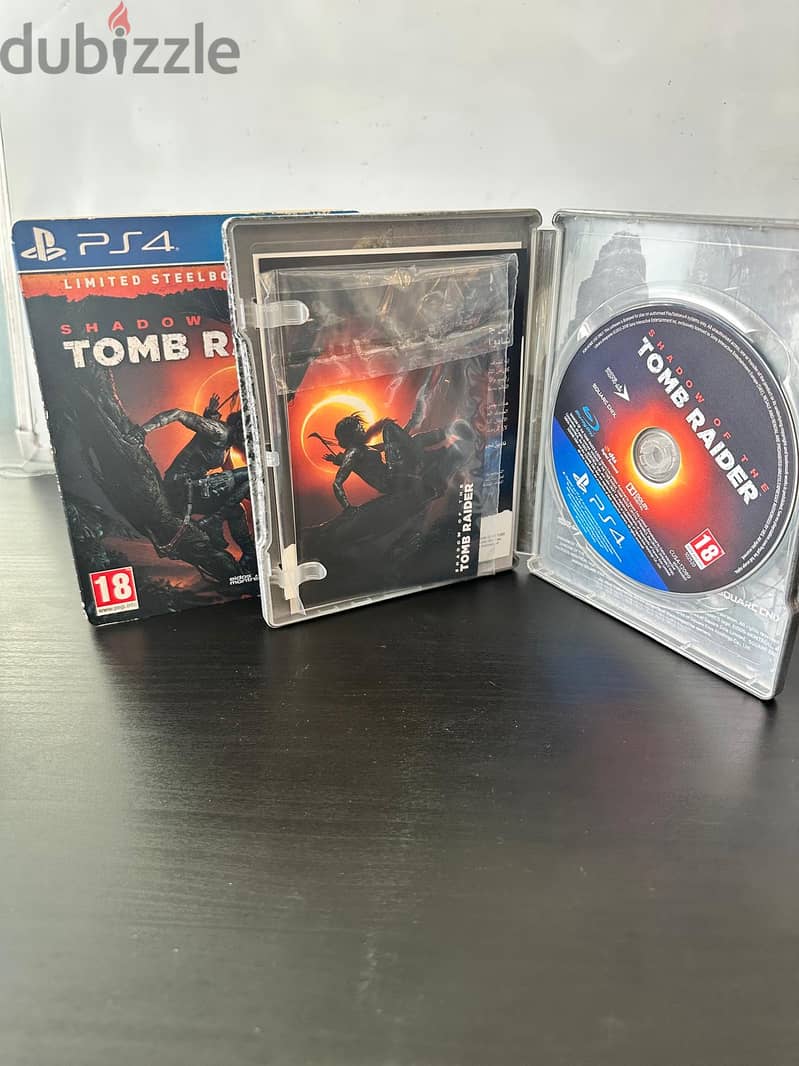 Playstation 4 Shadow of The Tomb Raider Limited edition Steelbook 0