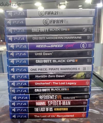 PS4 Used Gaming CD's Available