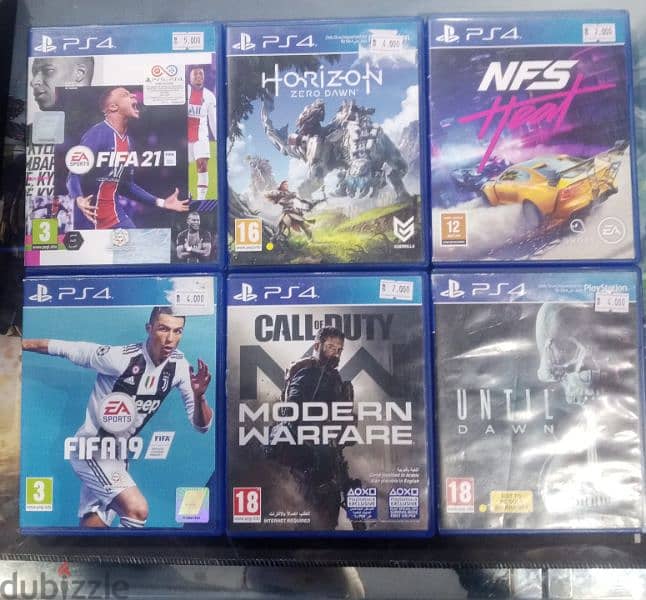 PS4 Used Gaming CD's Available 2