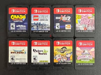 Nintendo Switch Games and JoyCon