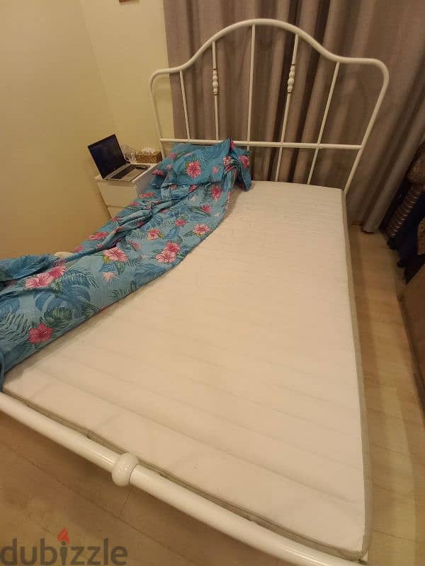 IKEA Bed with Spring Matrass 1