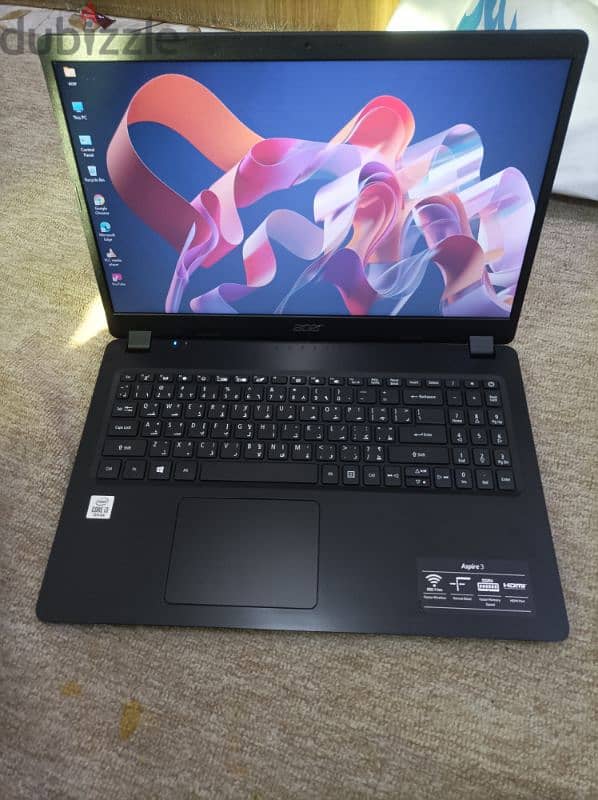 Acer Aspire A3 15.6 Intel Core i3-10 generation 4GB Ram 1TB 3