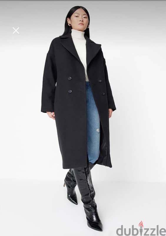 Black Oversize Coat 0