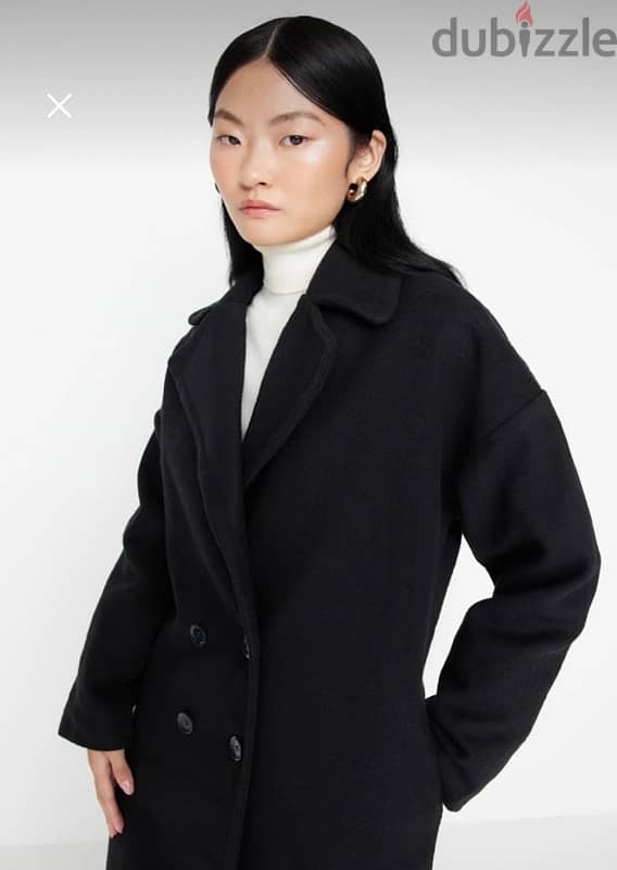 Black Oversize Coat 2