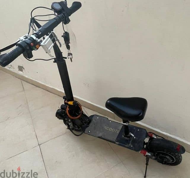 electric scooter max speed 99 kph. (Price is negotiable) 1