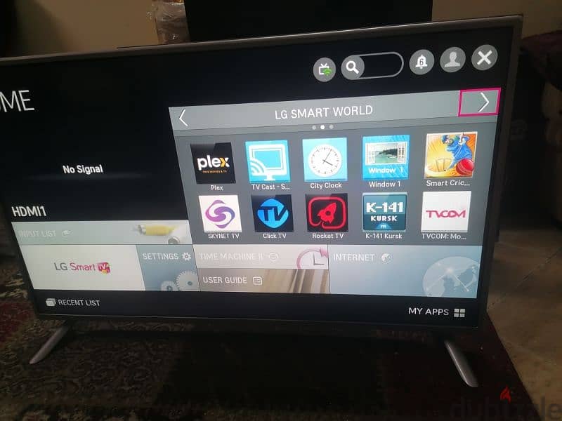 LG brand 44 inch smart tv 4