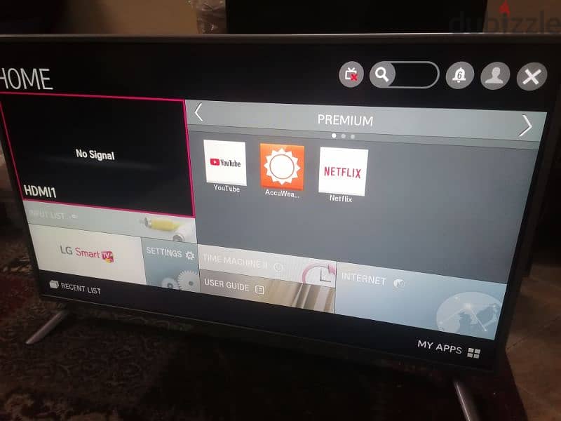 LG brand 44 inch smart tv 9