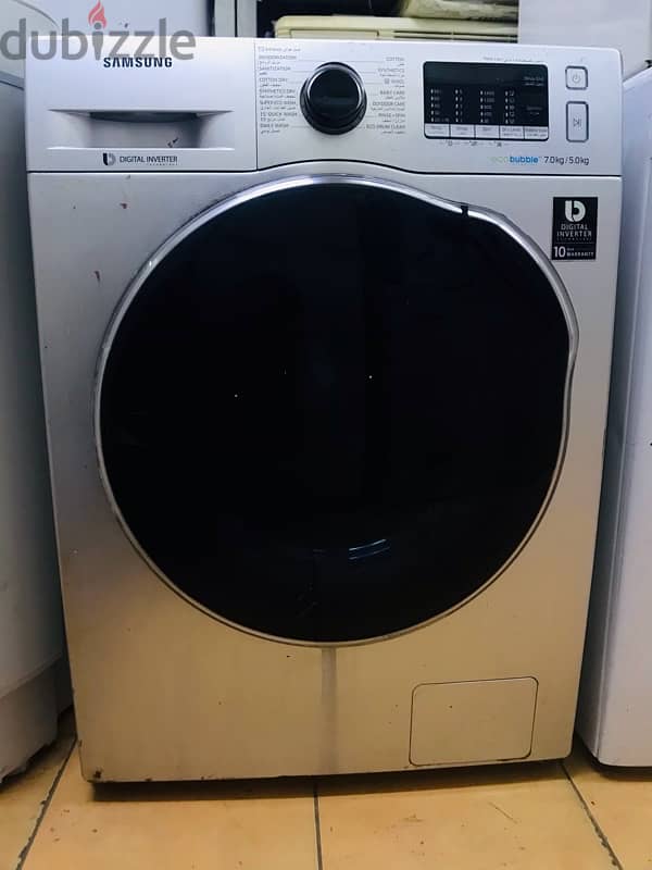 Samsung Washing Machine 7kg wash and 5kg dryer all good working 2