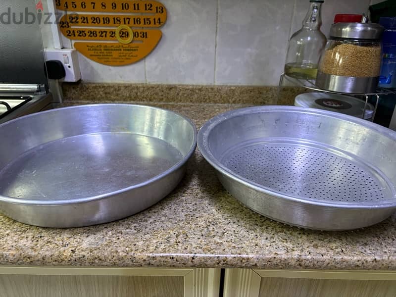 Aluminum Dish and Strainer 0