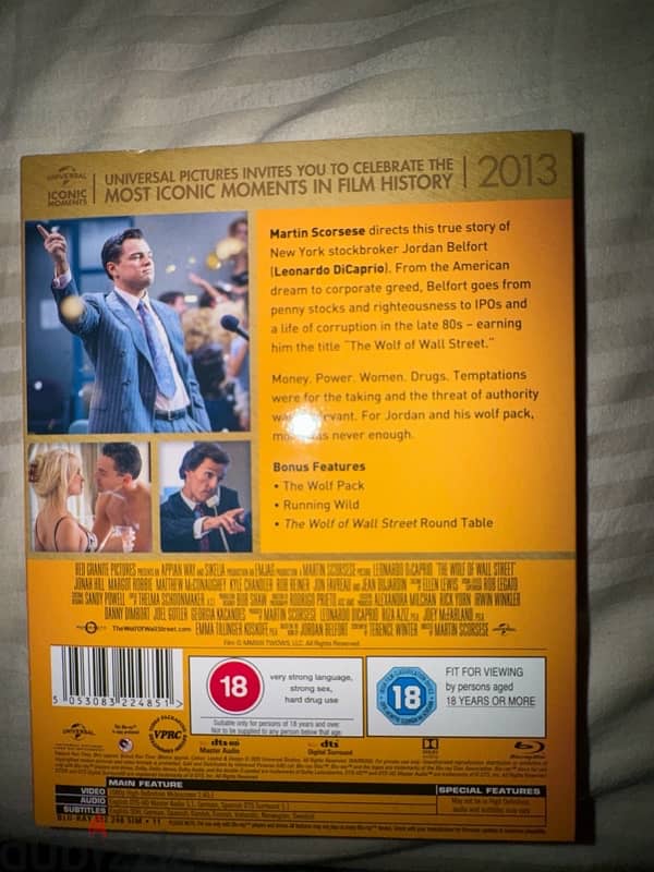 The Wolf of Wall Street Bluray 1