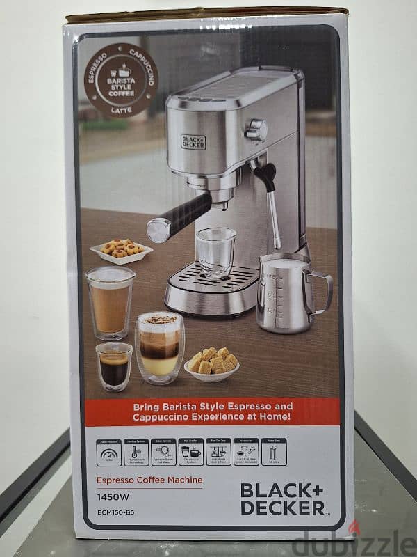 Black+Decker Espresso Coffee Machine 8