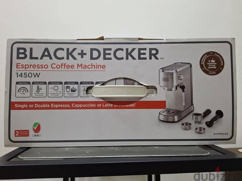 Black+Decker Espresso Coffee Machine 10