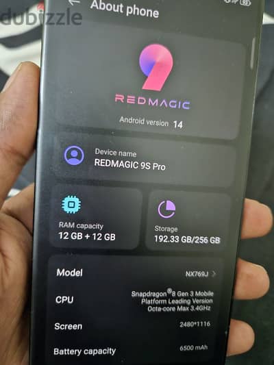 red magic 9s pro in good condition