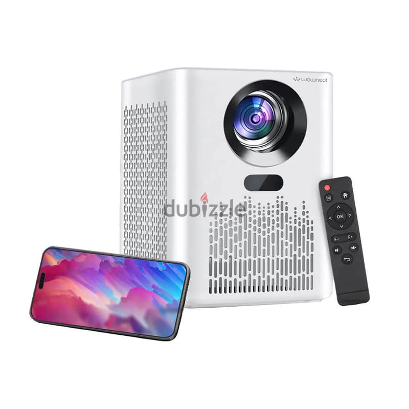 Smart Projector with Android System, Projector with WiFi & Bluetooth 2