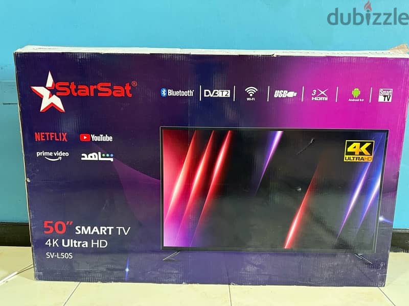 brand new starsat 50 inch smart 4k ultraHD LED for sale 0