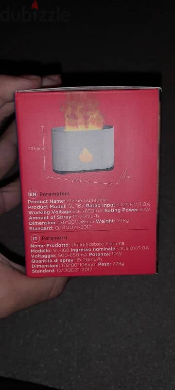 Flame humidifier 3