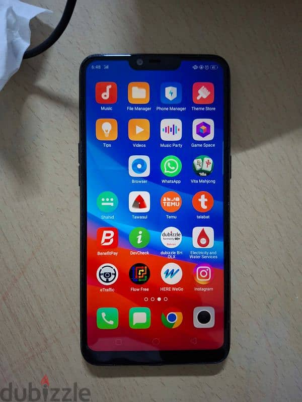 for sale oppo A3S purple 2